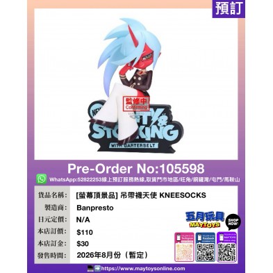 [螢幕頂景品] 吊帶襪天使 KNEESOCKS