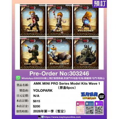 AMK MINI PRO Series Model Kits Wave(原盒6pcs)