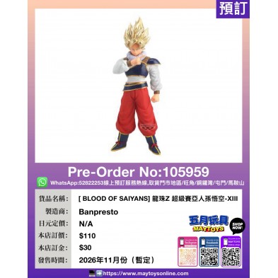 [ BLOOD OF SAIYANS] 龍珠Z 超級賽亞人孫悟空-XIII