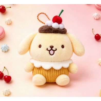 Sanrio 甜品造型 9cm Keychain - Pompompurin