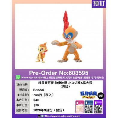 精靈寶可夢 神奧地區 小火焰猴&猛火猴 (再販 )