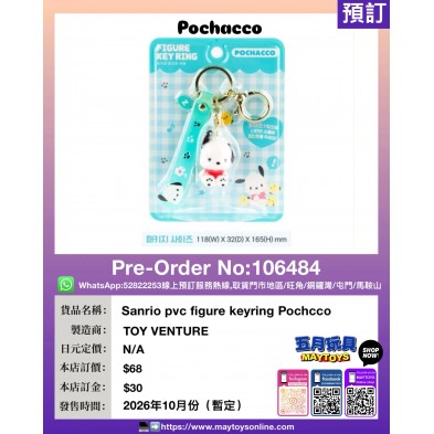 Sanrio pvc figure keyring Pochcco