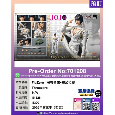 FigZero 1/6 布魯諾.布加拉提